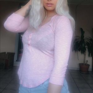 ALMOST FAMOUS crochet back sweater